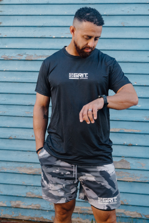 QUICK DRY<br>Black<br>Unisex Tee