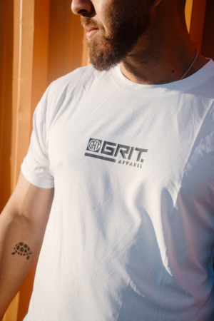 QUICK DRY<br>White<br>Unisex Tee