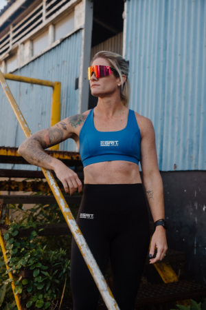 FORTITUDE RANGE<br>X Strap Sports Bra<br>Royal Blue