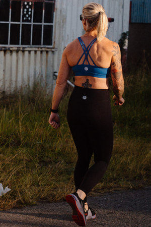 FORTITUDE RANGE<br>X Strap Sports Bra<br>Royal Blue