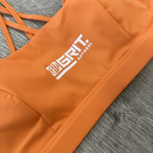 FORTITUDE RANGE<br>X Strap Sports Bra<br>Tangerine
