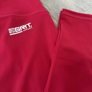 FLOWFIT RANGE<br>No Front Seam | No Pockets<br>Red